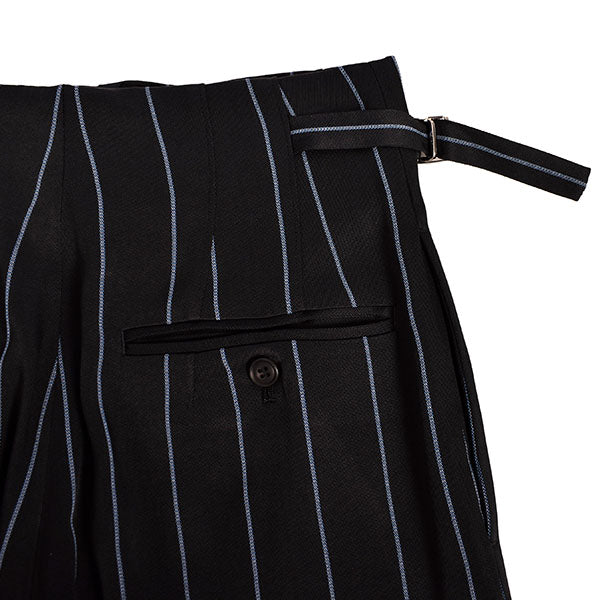 T/R pinstriped high waist pants/BLACK(1325105006) – R&Co.