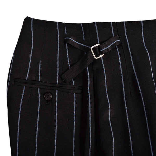 T/R pinstriped high waist pants/BLACK(1325105006) – R&Co.