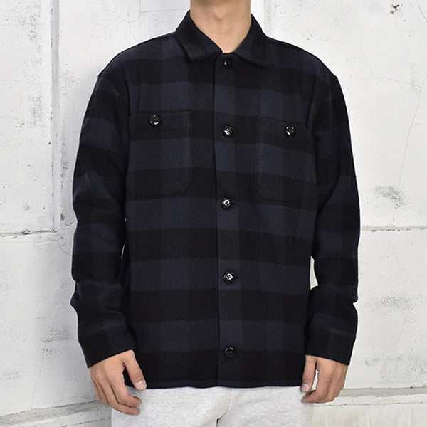 BLOCK CHECK JACKET/BLACK×NAVY(SQ-21AW-JK-02) – R&Co.