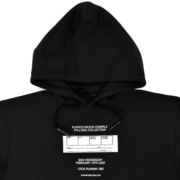 HOODED SWEATSHIRT/BLACK(2222-CS80) – R&Co.