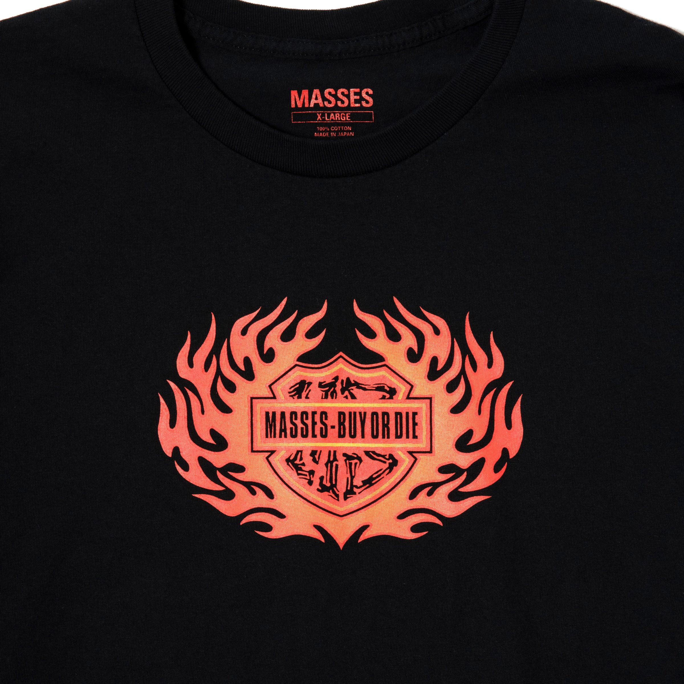 MASSES]T-SHIRT L/S FLAME3/BLACK – R&Co.