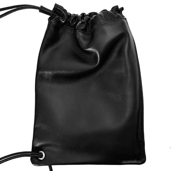 LAMB LEATHER KNAPSACK/BLACK(522231901101) – R&Co.