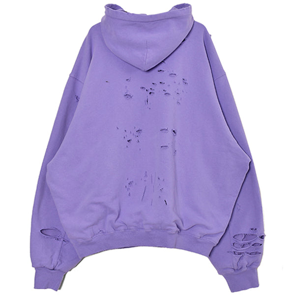 Destroyed Hoodie/PURPLE(659403-TKVB6) – R&Co.