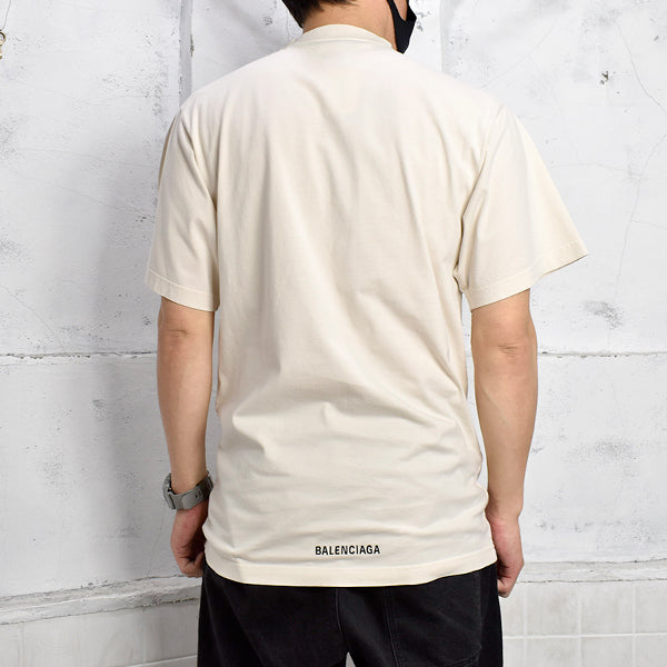 Long Boxy T-shirt/WHITE/BLACK(681045-TLVH9) – R&Co.