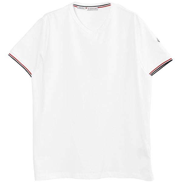 MAGLIA SCOLLO A V/WHITE(8C000-14-87296) – R&Co.