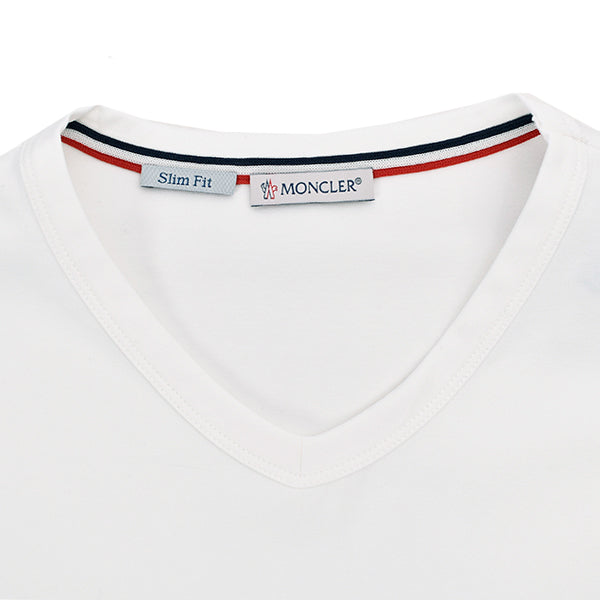 MAGLIA SCOLLO A V/WHITE(8C000-14-87296) – R&Co.