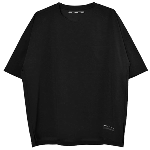 ハイゲージプレーティング天竺 ドルマンスリーブTシャツ/BLACK(AJ21