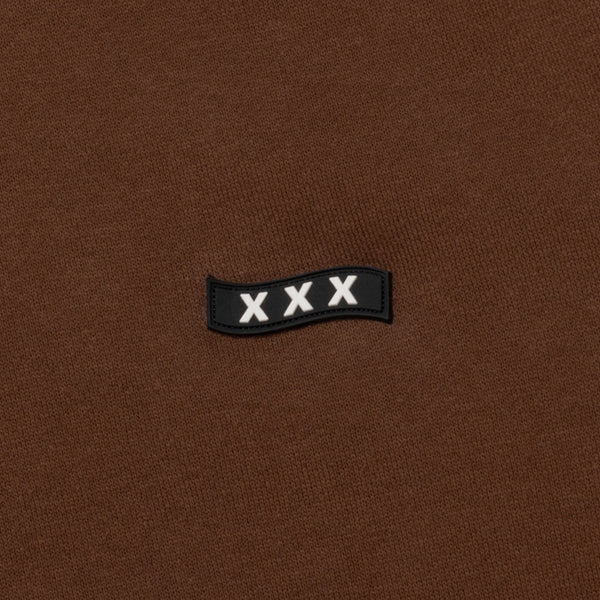 CREW NECK SWEAT SHIRT/BROWN(GX-S22-CS-01)