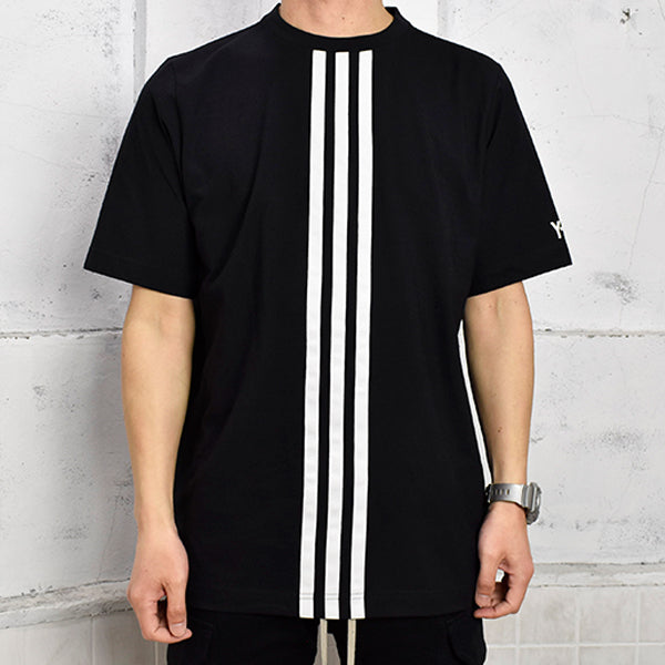 M CH1 SS TEE CF STRIP/BLACK(HG6095-APPS22) – R&Co.