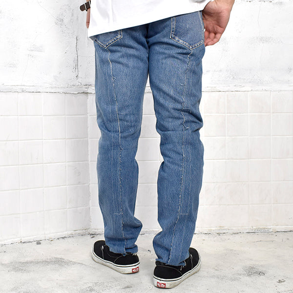 OLD PARK × MINEDENIM Rebuild Slim Flare Jeans/USED BLUE(MND