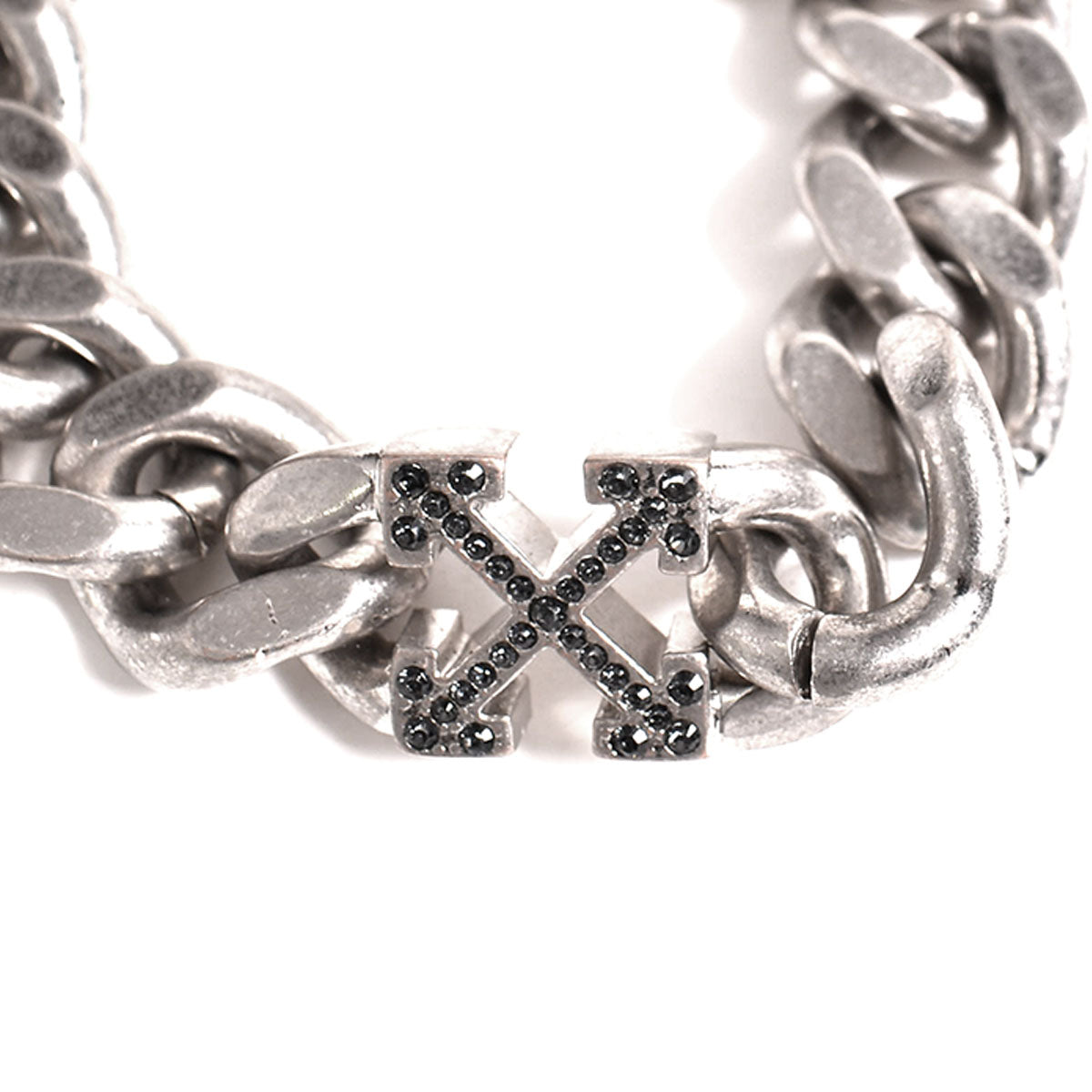 Off-White]CRYSTAL ARROW CHAIN BRACELET/SILVER(OMOS23-RTW0555) – R&Co.