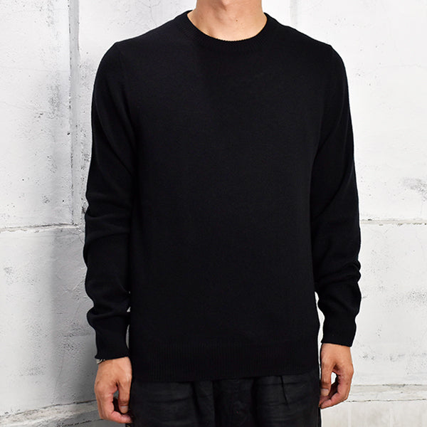 ELBOW PATCH PULLOVER KNIT/BLACK(S30HA0903-S15750) – R&Co.