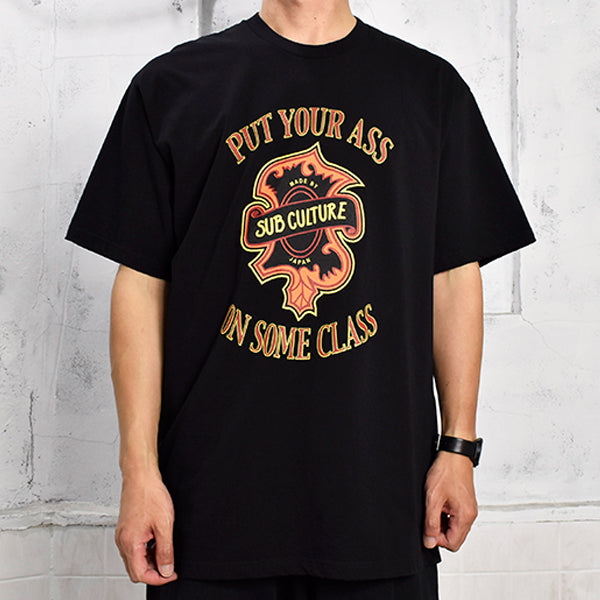 PUT YOUR ASS ON SOME CLASS T-SHIRT/BLACK(SCST-S2102) – R&Co.