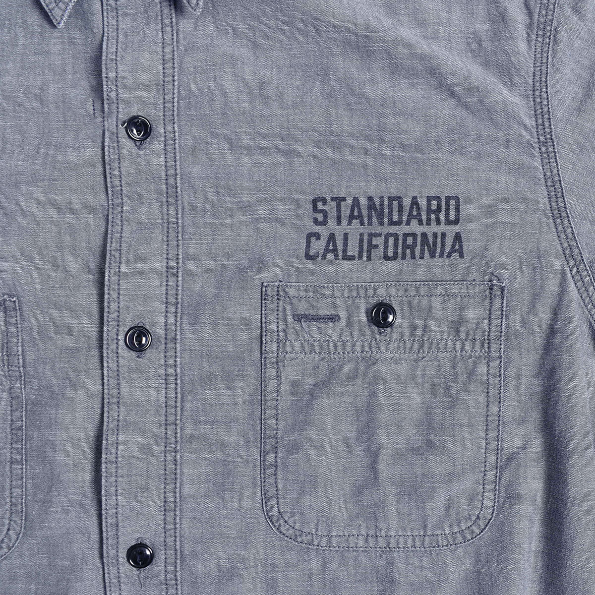 STANDARD CALIFORNIA]SD Chambray Shirt/BLACK(SHOLB200) – R&Co.