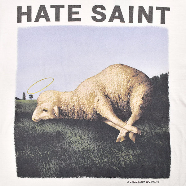 SS TEE/HATE SHEEP/WHITE(SM-S22-0000-008) – R&Co.