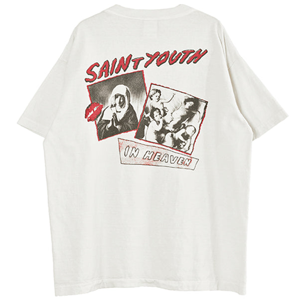 SS TEE/IN HEAVEN/WHITE(SM-S22-0000-003) – R&Co.