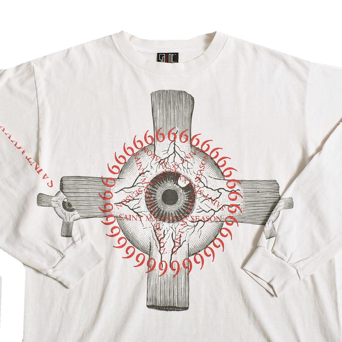 LS TEE/EYEBALL/WHITE(SM-S23-0000-036)