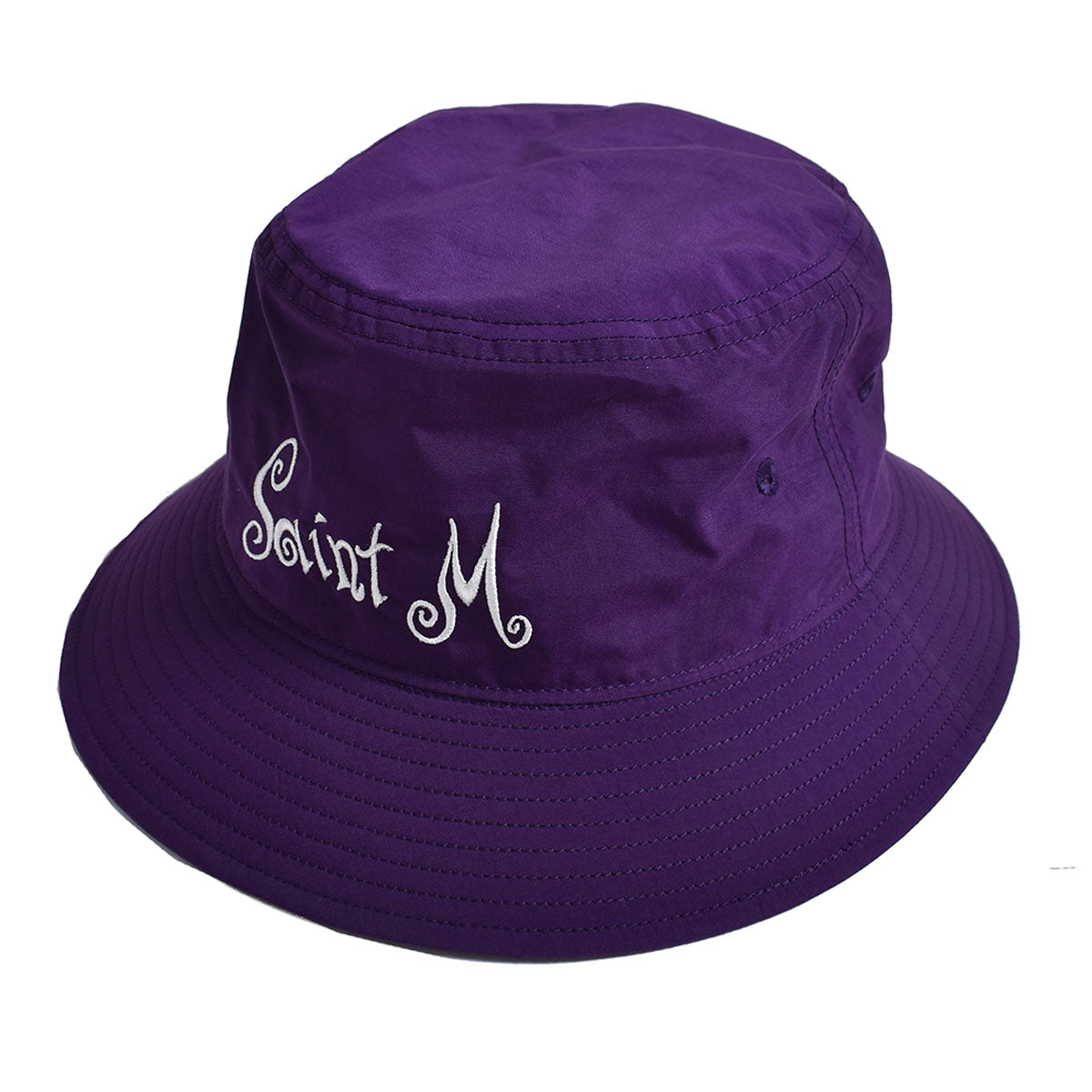 SAINT MICHAEL セントマイケル 23SS BUCKET HAT バケットハット 帽子 パープル SM-S23-0000-075595センチブリム幅