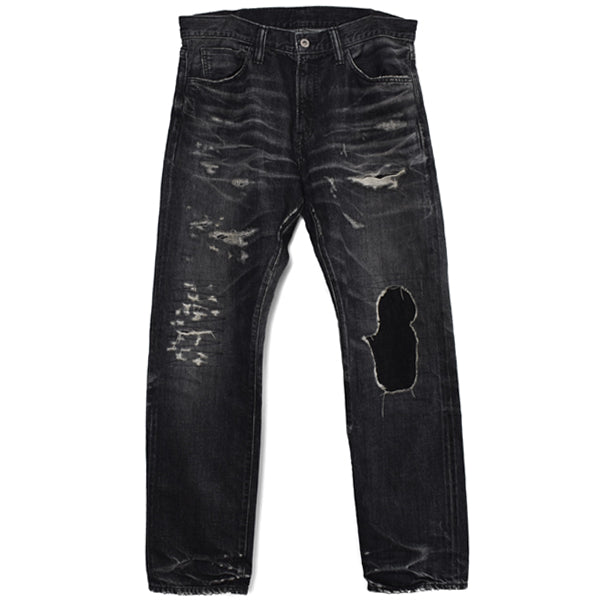 DENIM PANTS/BLACK(SQ-22SS-PT-02) – R&Co.