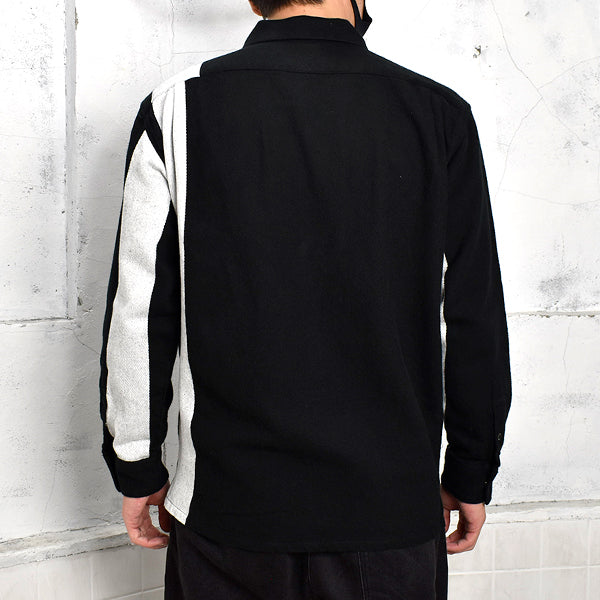 LINE SHIRT/BLACK(SQ-22SS-SH-01) – R&Co.