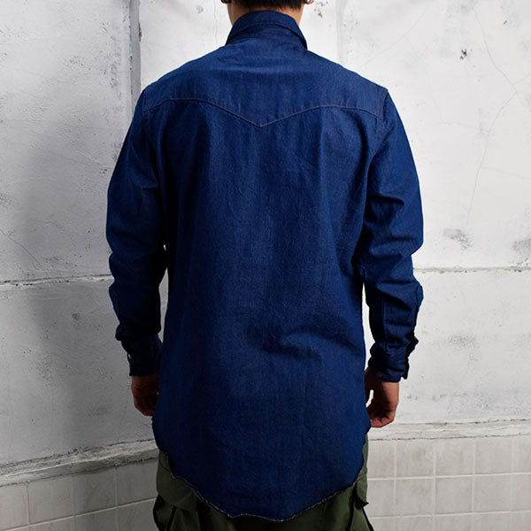 HTC Wrangler Western Shirt デニム シャツ-