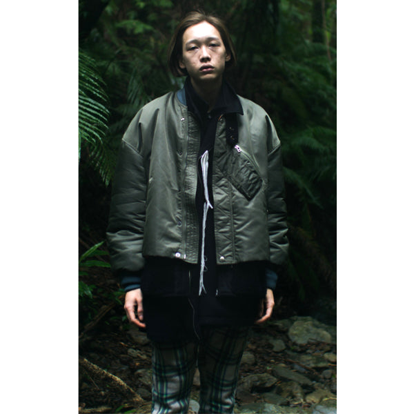 CROPPED MA-1 JACKET/GRAY(TOF-JK-M05) – R&Co.