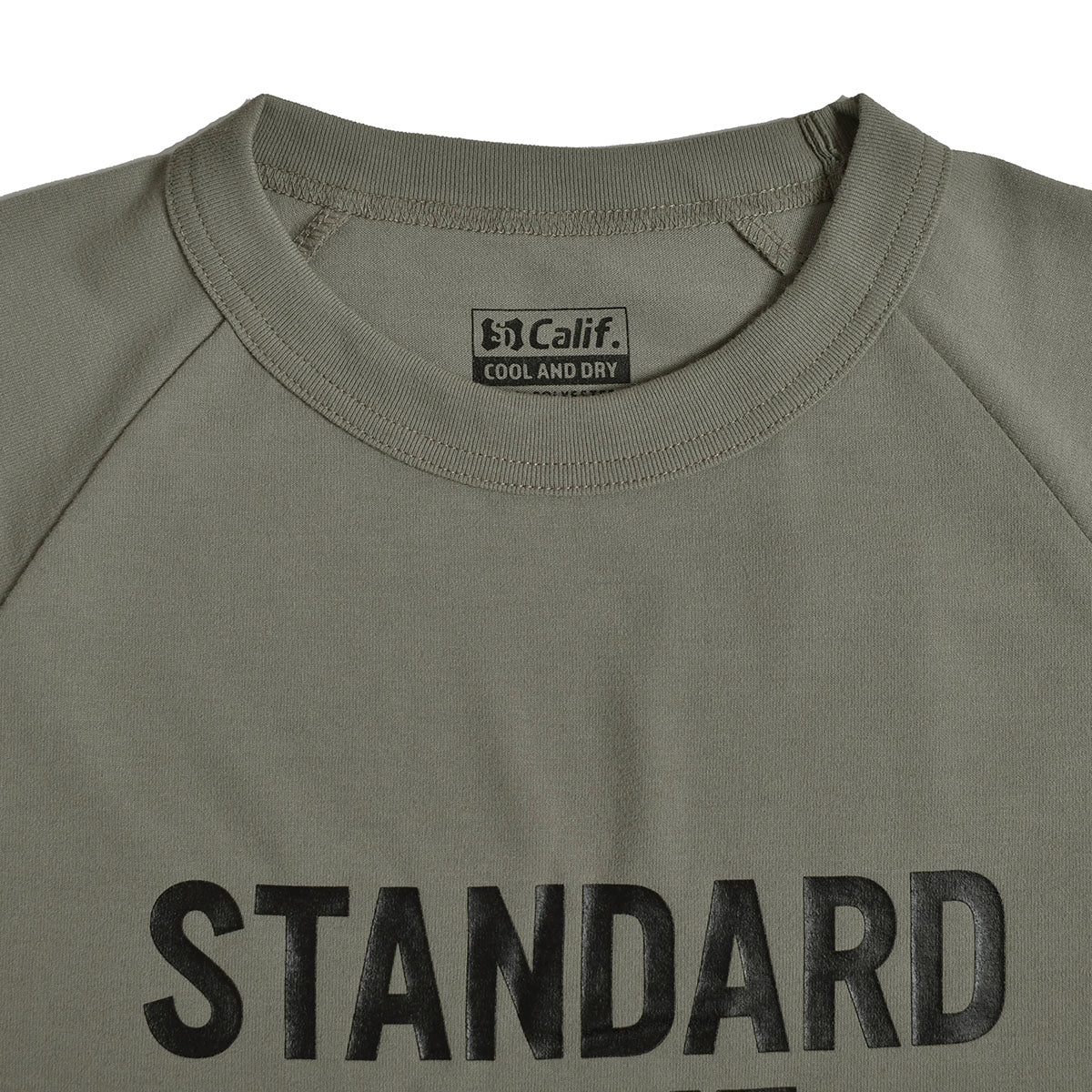 STANDARD CALIFORNIA]SD Tech Dry Logo Long Sleeve T/OLIVE