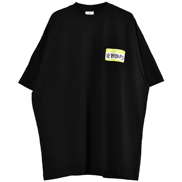 MY NAME IS VETEMENTS T-SHIRT/BLACK(UA53TR170) – R&Co.