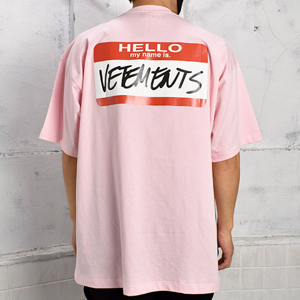 MY NAME IS NETEMENTS T-SHIRT/PINK(UE52TR140) – R&Co.