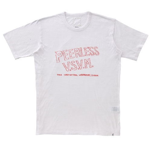 WIDE TEE S/S PEERLESS SKETCH/RED