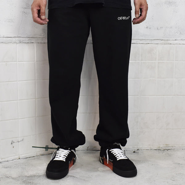 CARAVAG LUTE SLIM SWEATPANT/BLACK/WHITE(OMCS22-RTW1016/C) – R&Co.