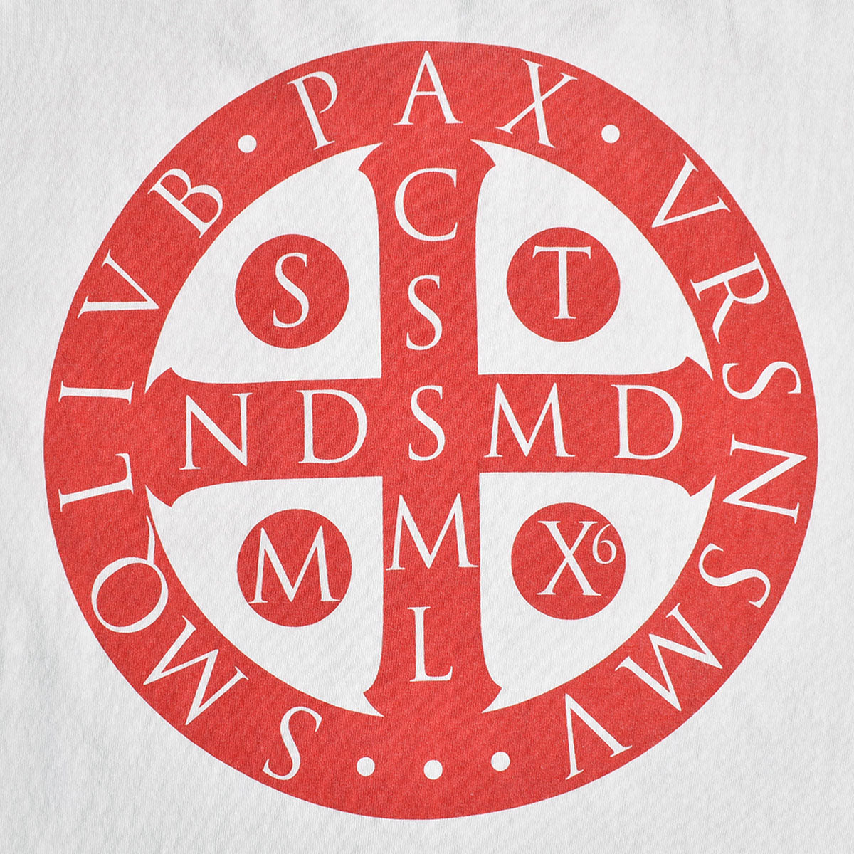 SAINT MICHAEL]SS TEE/RD CIRCLE/WHITE(SM-S23-0000-017) – R&Co.