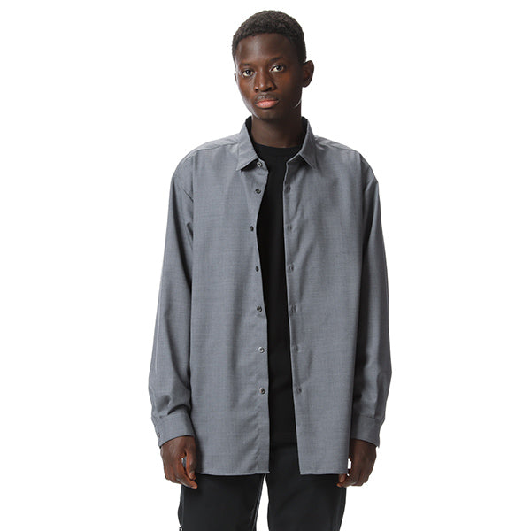 WOOL BAGGY REGULAR COLLAR SHIRT(UE-220019) – R&Co.