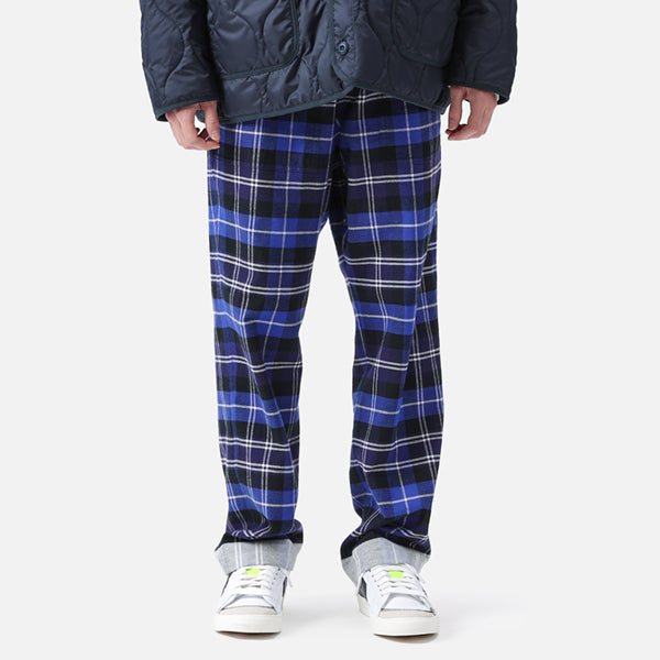 LINE FLANNEL CHECK EASY PANTS(UE-222007) – R&Co.